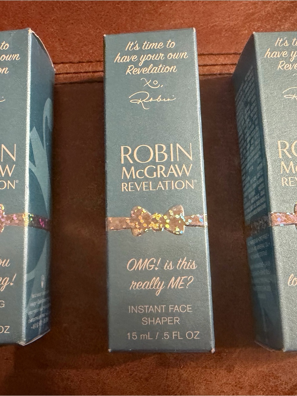 Lot 3 ROBIN MCGRAW OMG! Is This Really Me? Instant Face Shaper Serum etc NEW